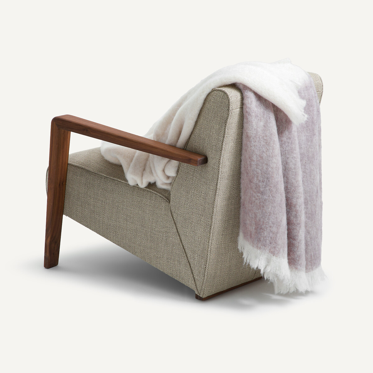 AM.PM Tweekleurige plaid van wol en polyamide, Tzara