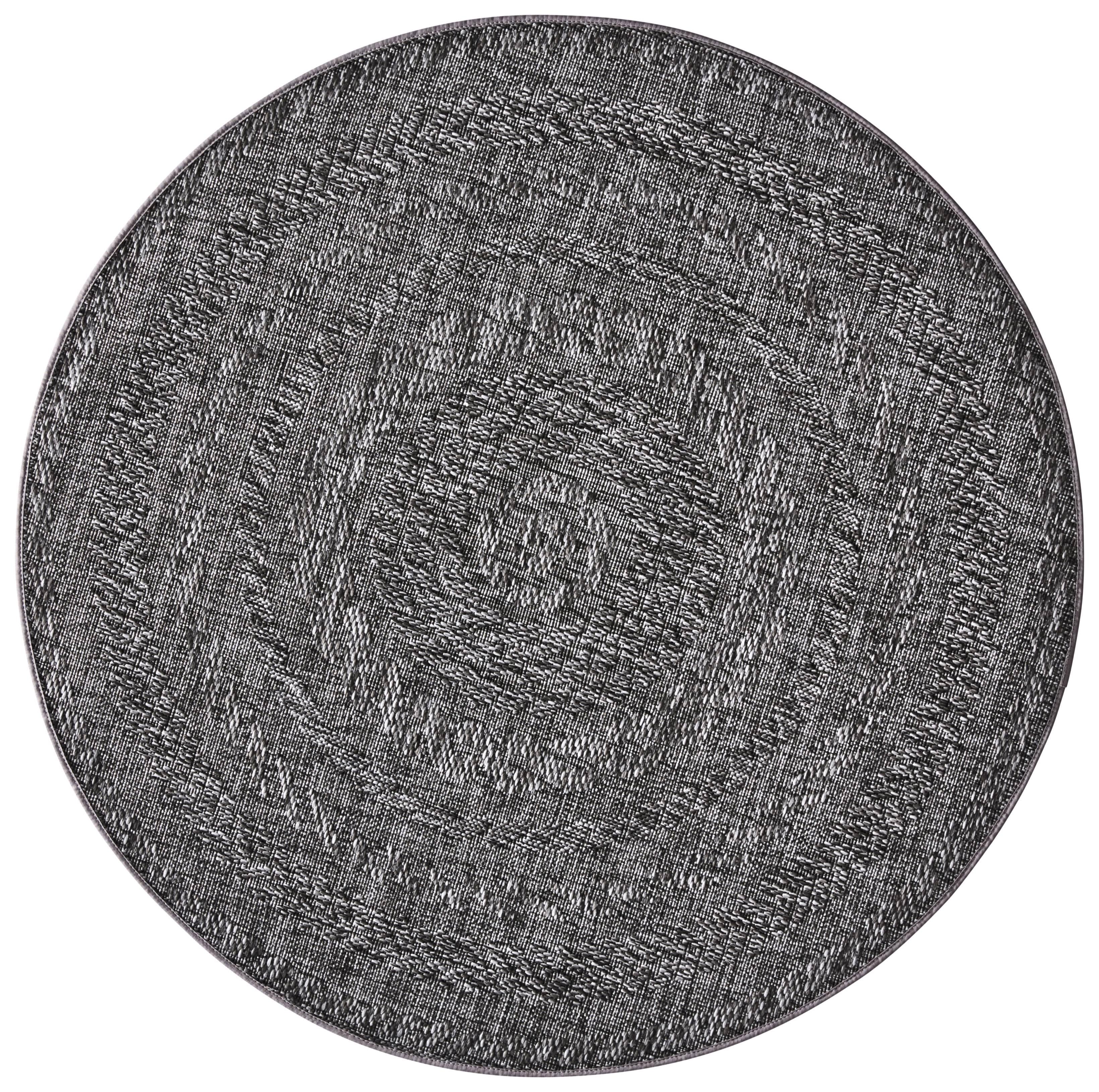 Northrugs Vloerkleed Almendro rond in- & outdoor | 