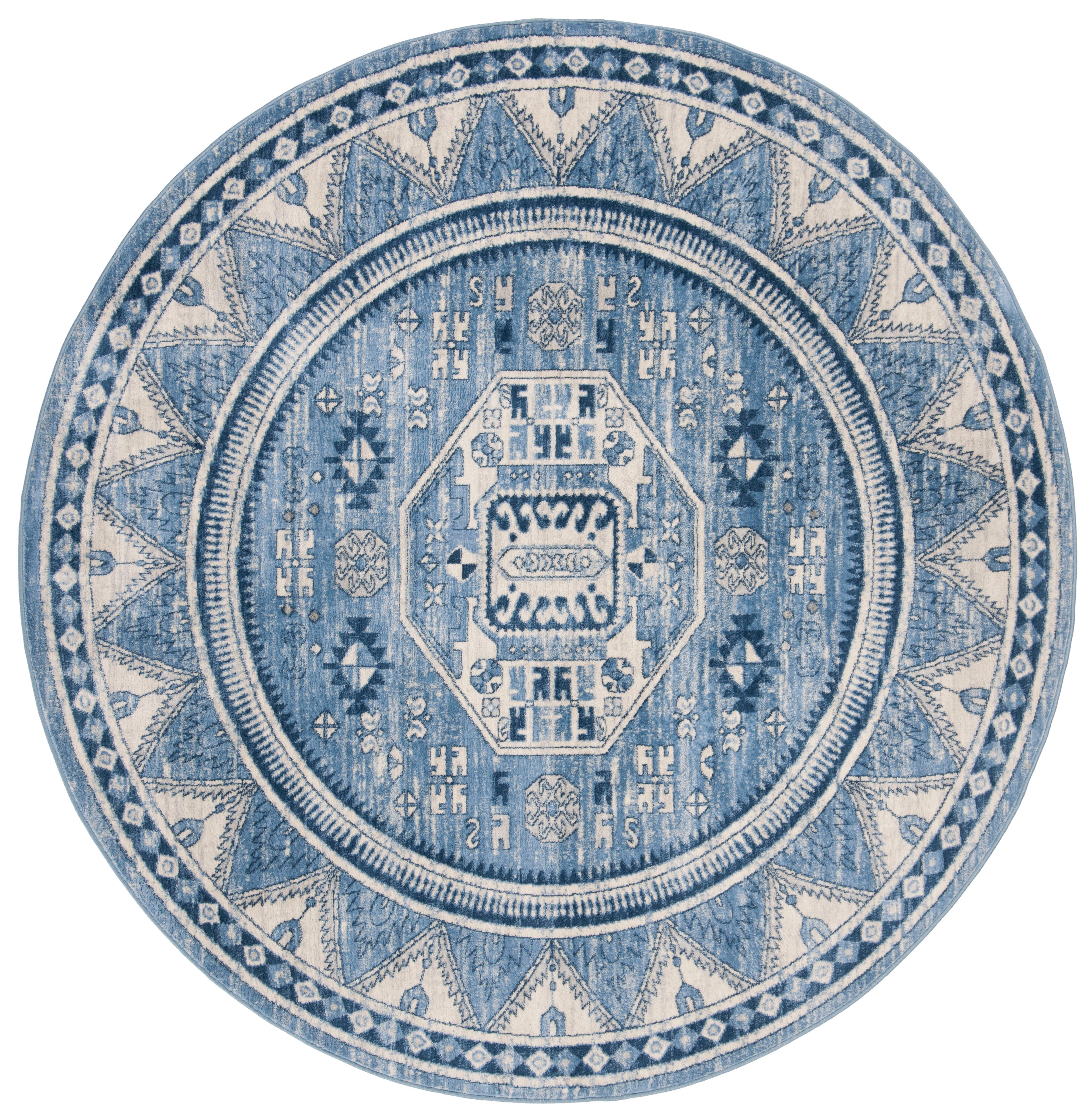 Safavieh Vloerkleed Kara Border rond | 