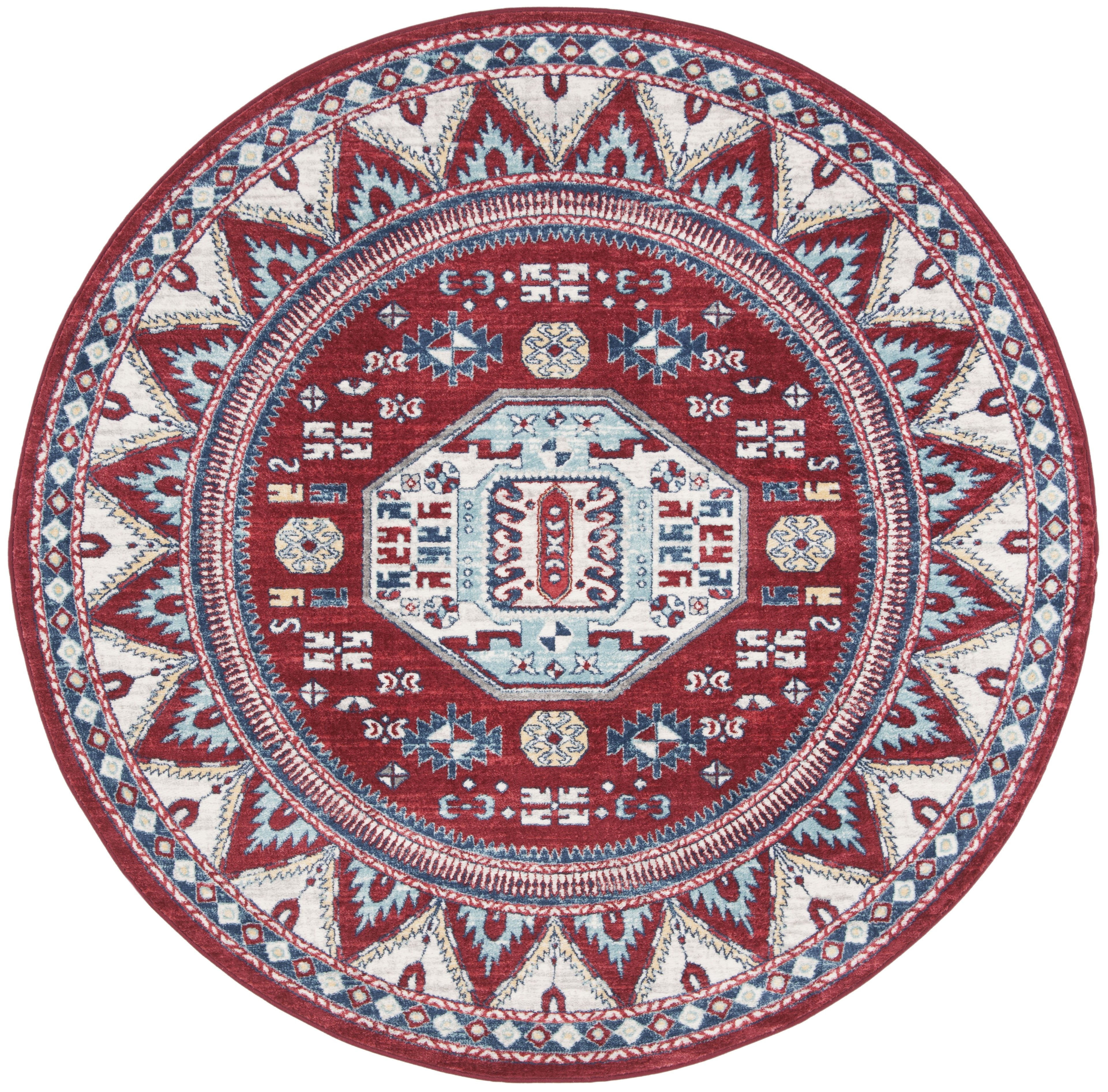 Safavieh Vloerkleed Kara Border rond | 