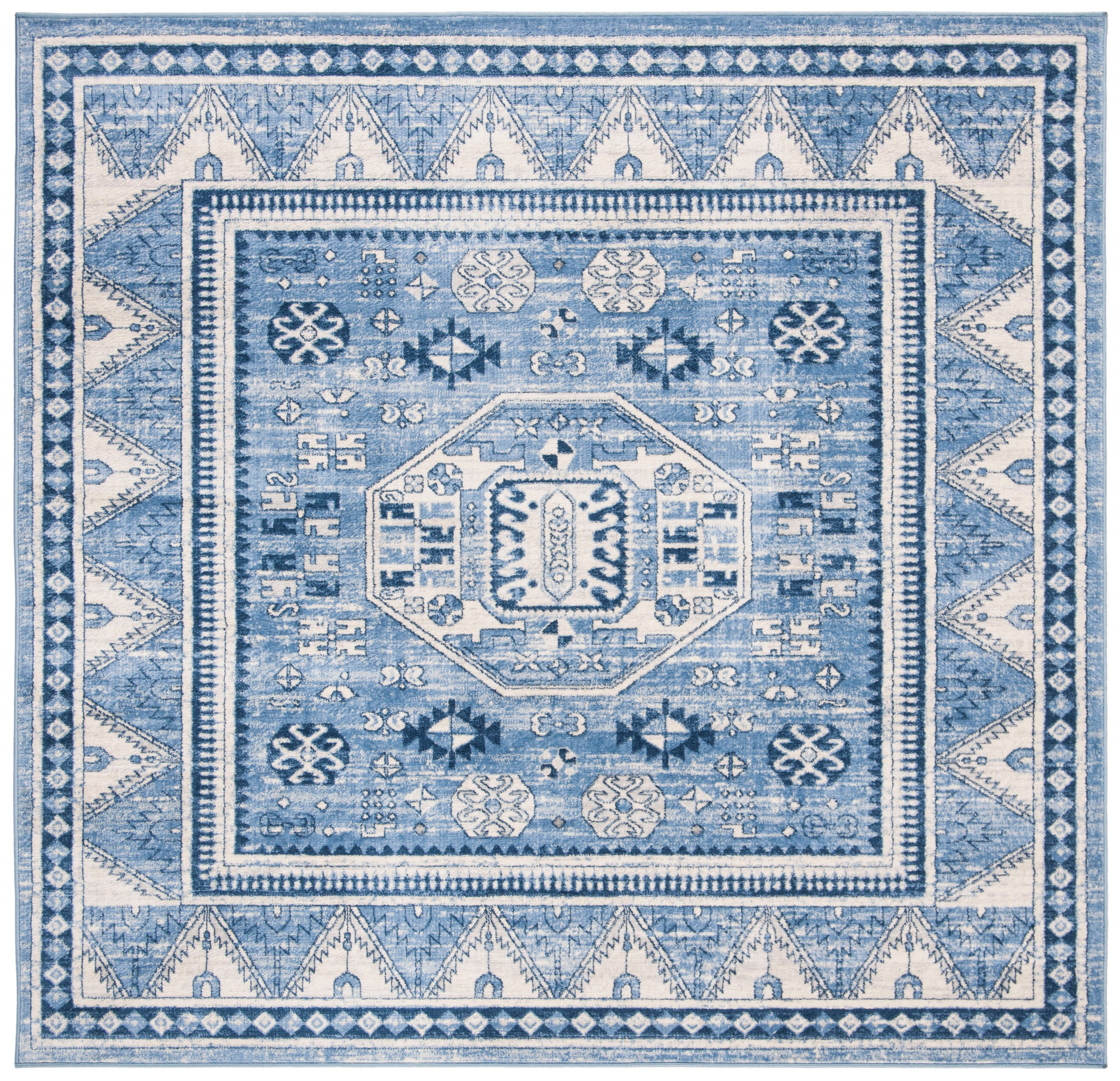 Safavieh Vloerkleed Kara Border Vierkant | 