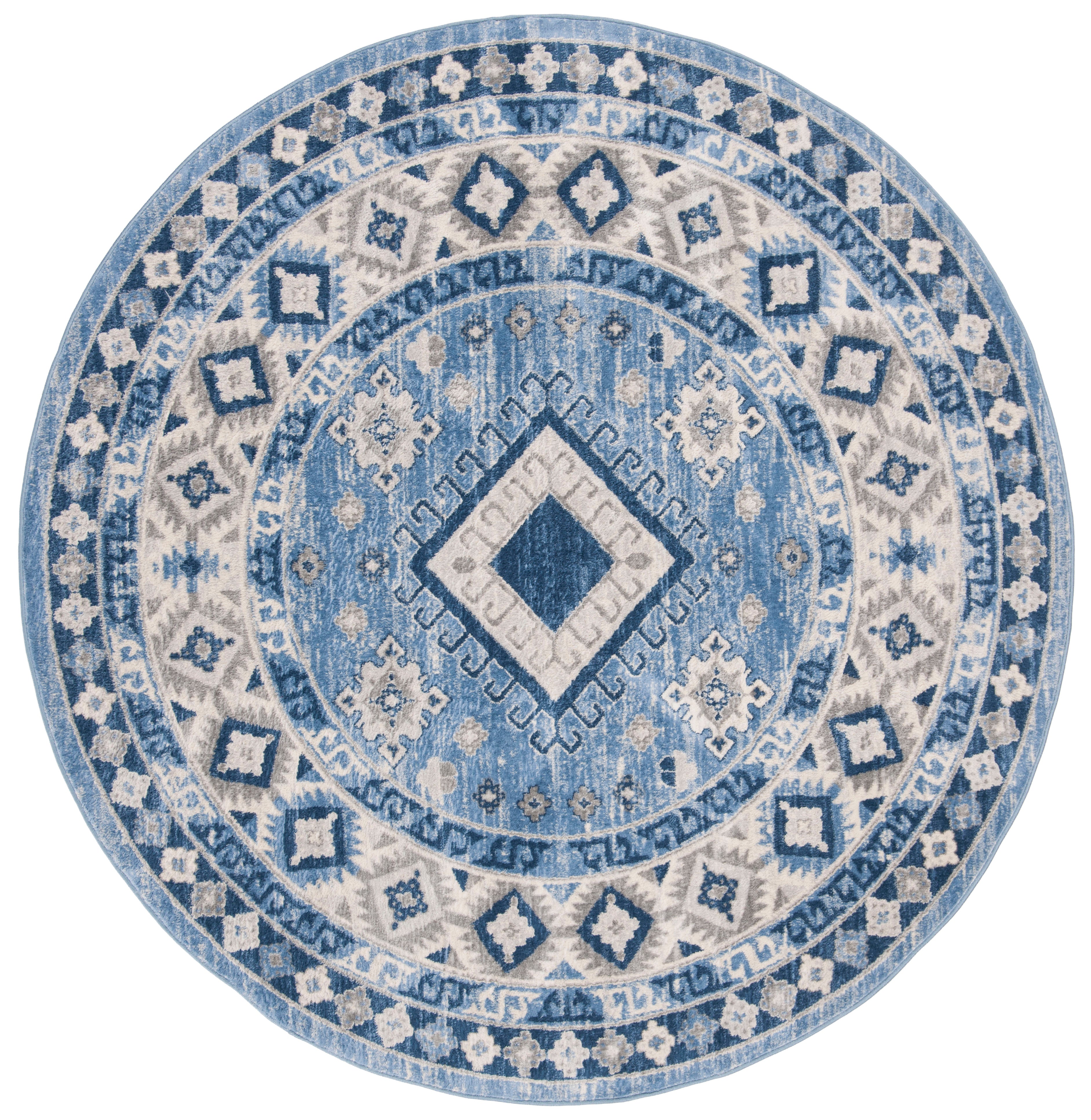 Safavieh Vloerkleed Kathleen Border rond | 