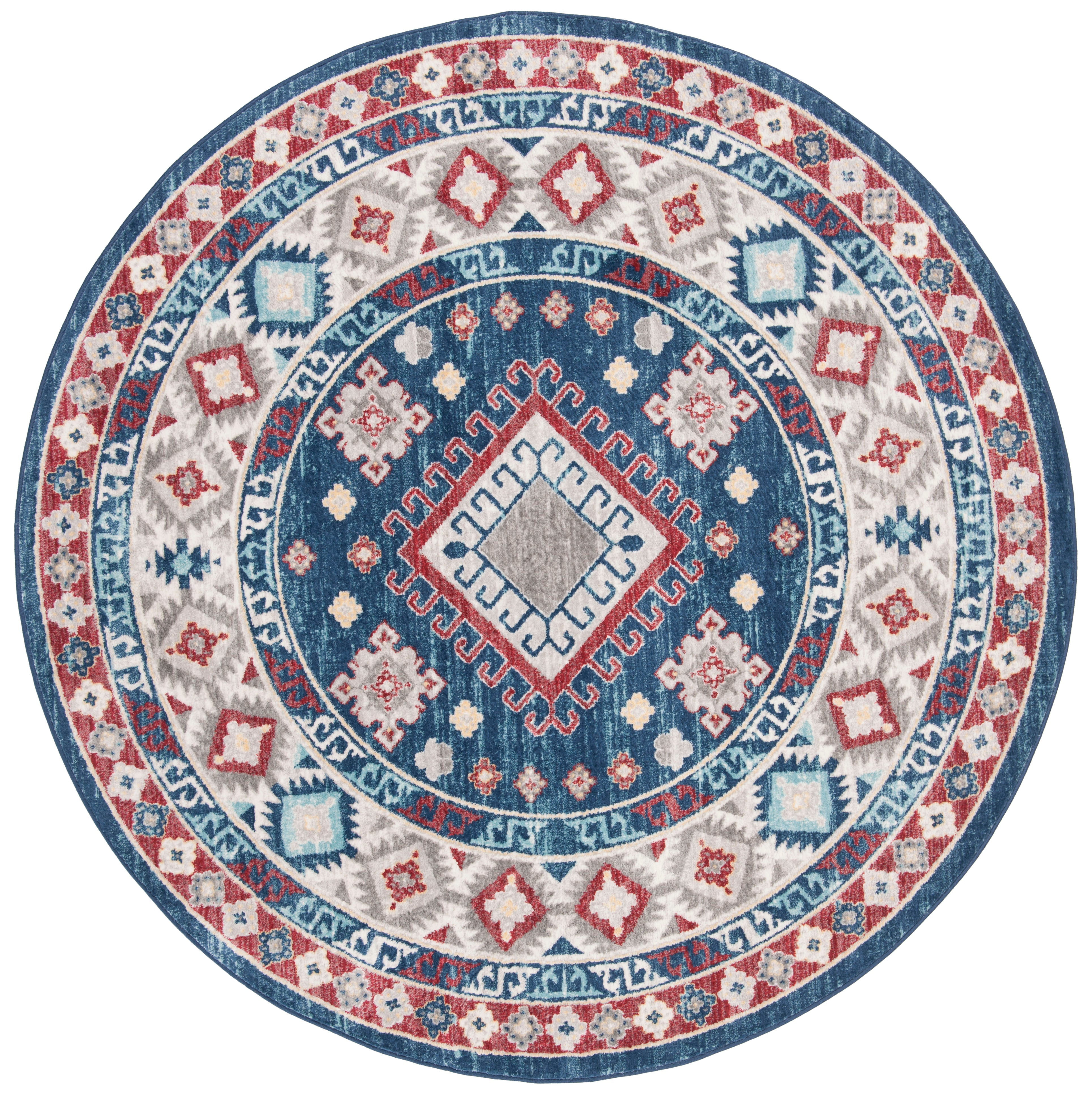 Safavieh Vloerkleed Kathleen Border rond | 