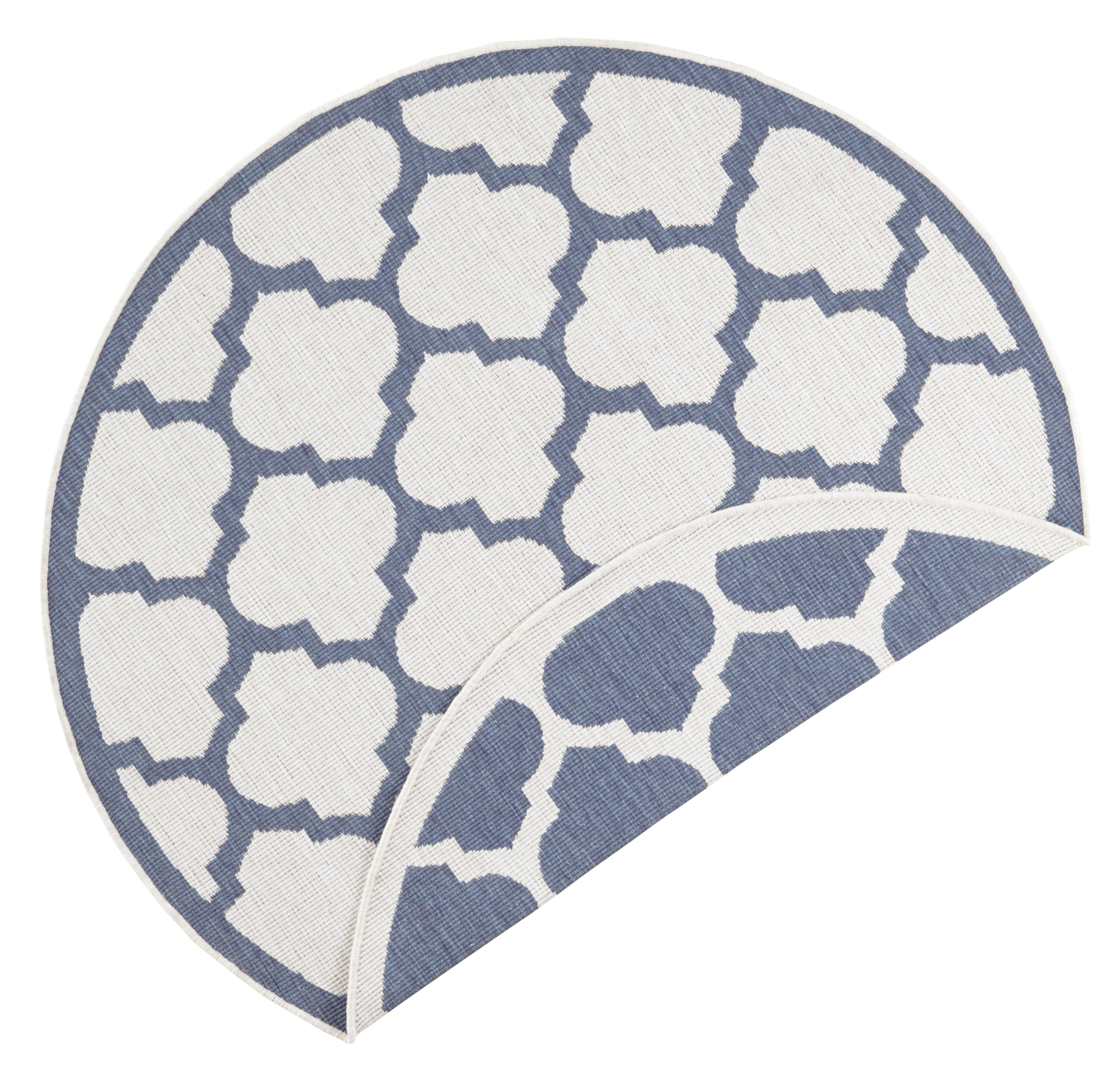 Northrugs Vloerkleed Palermo rond in- & outdoor | 