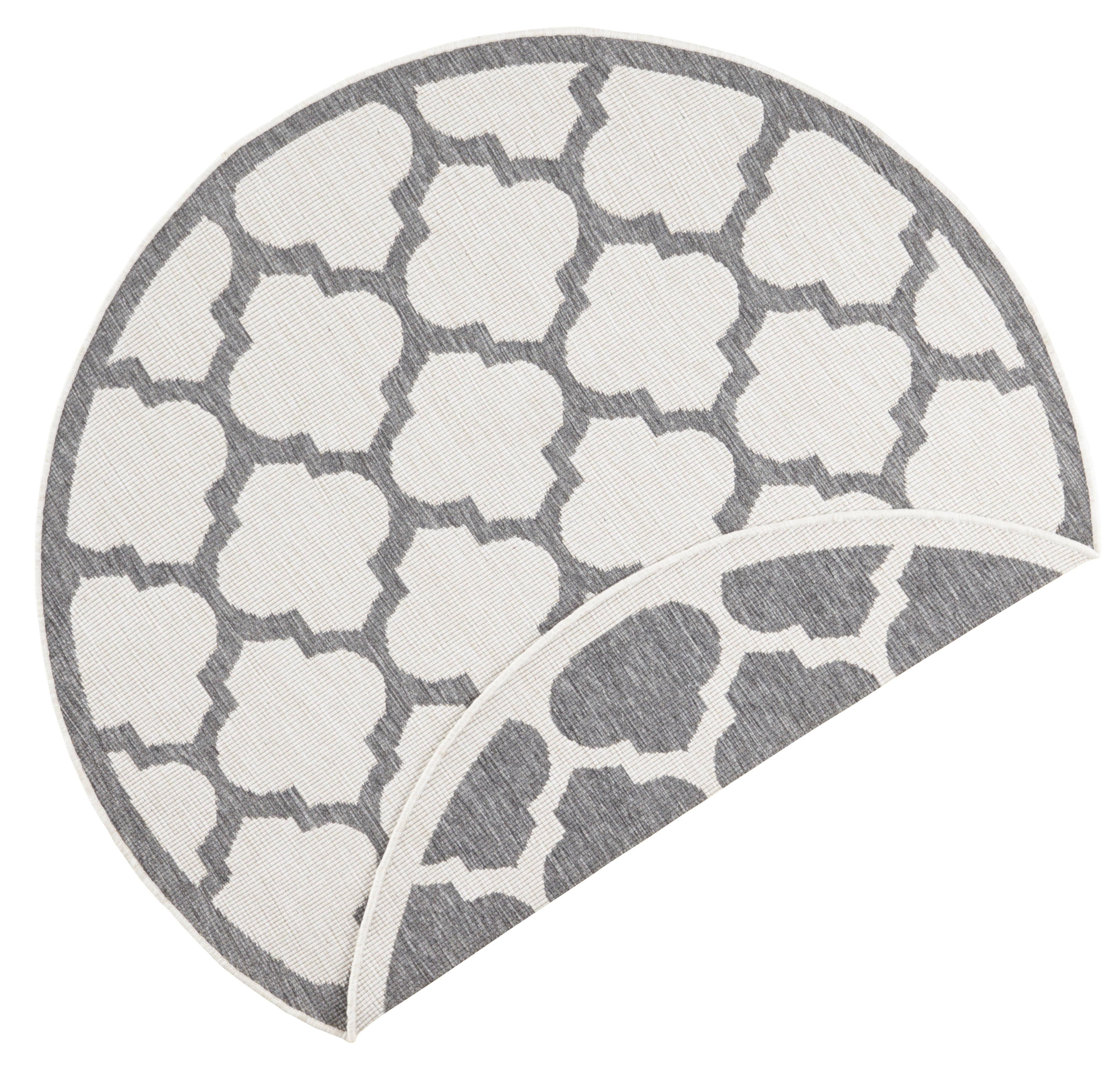 Northrugs Vloerkleed Palermo rond in- & outdoor | 