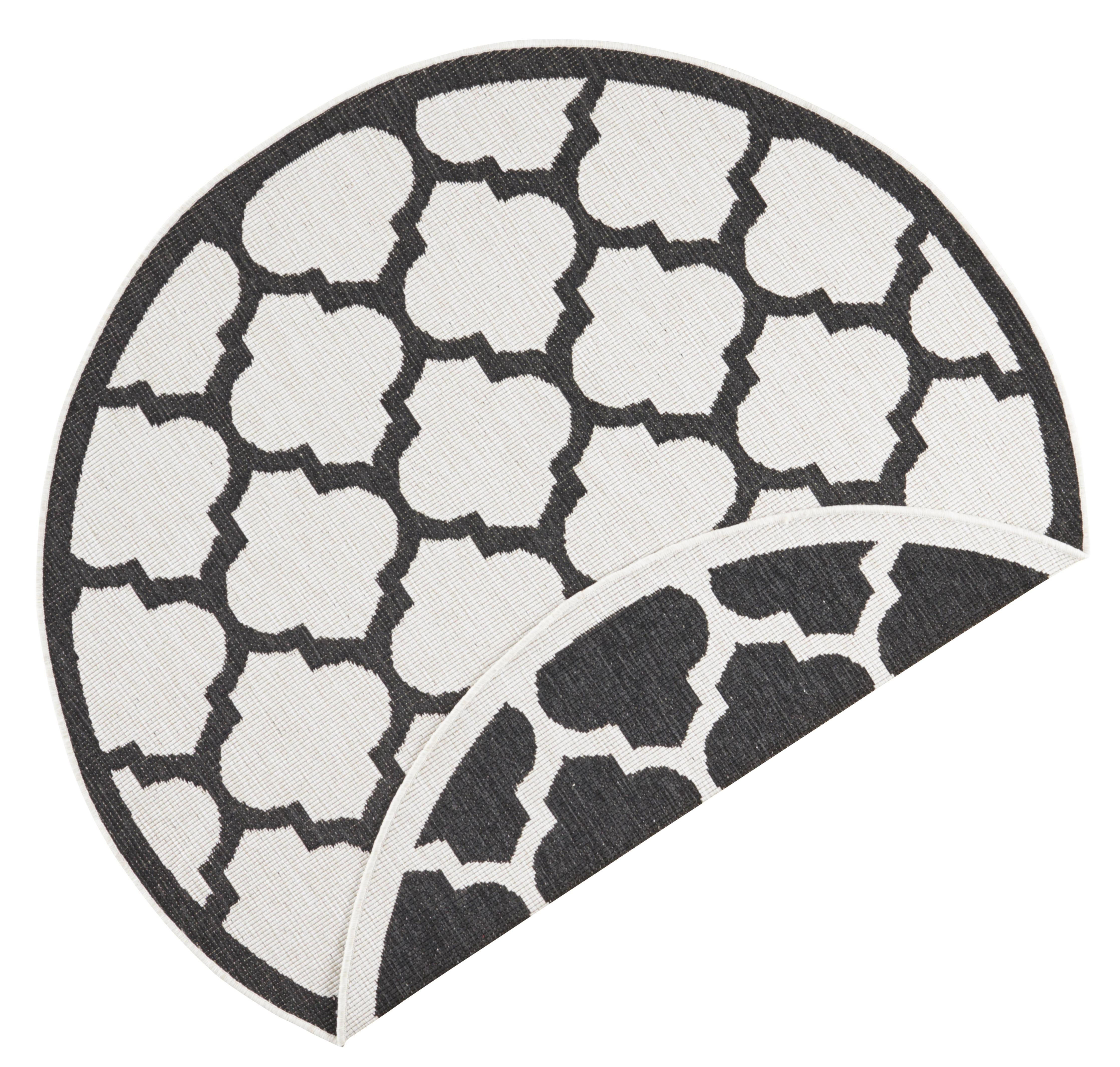 Northrugs Vloerkleed Palermo rond in- & outdoor | 