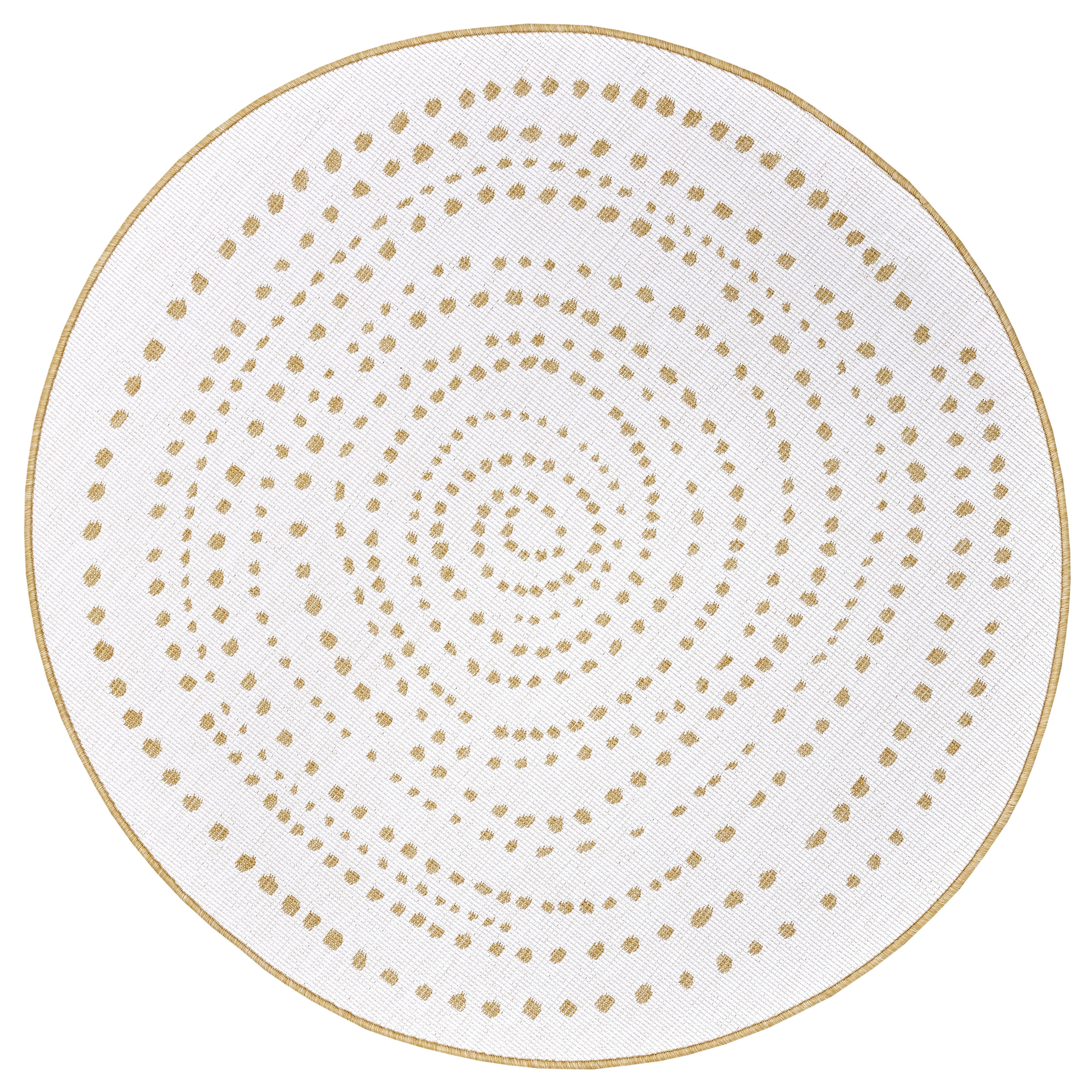 Northrugs Vloerkleed Bali rond dubbelzijdig | 