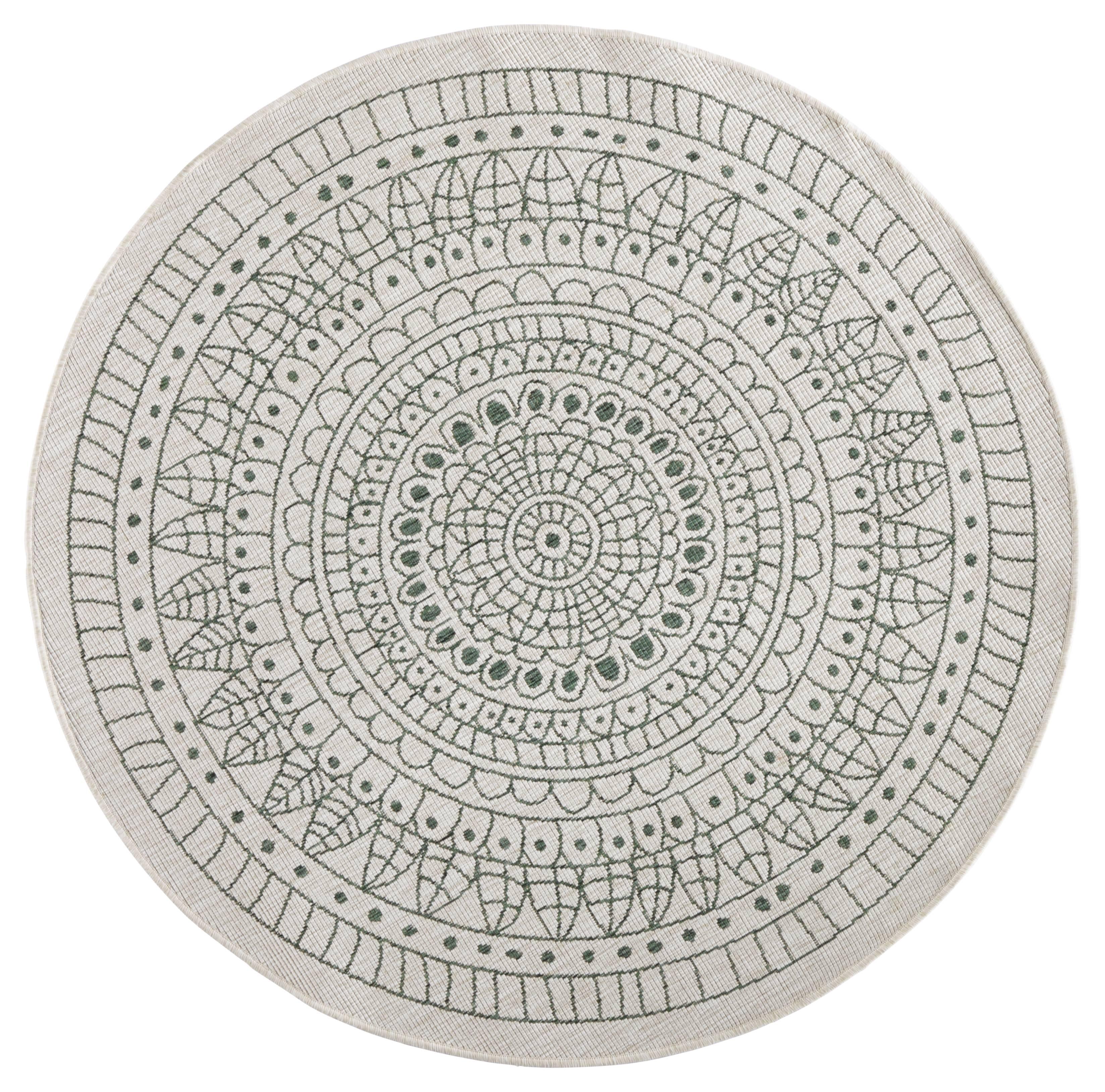 Northrugs Vloerkleed Porto rond in- & outdoor | 