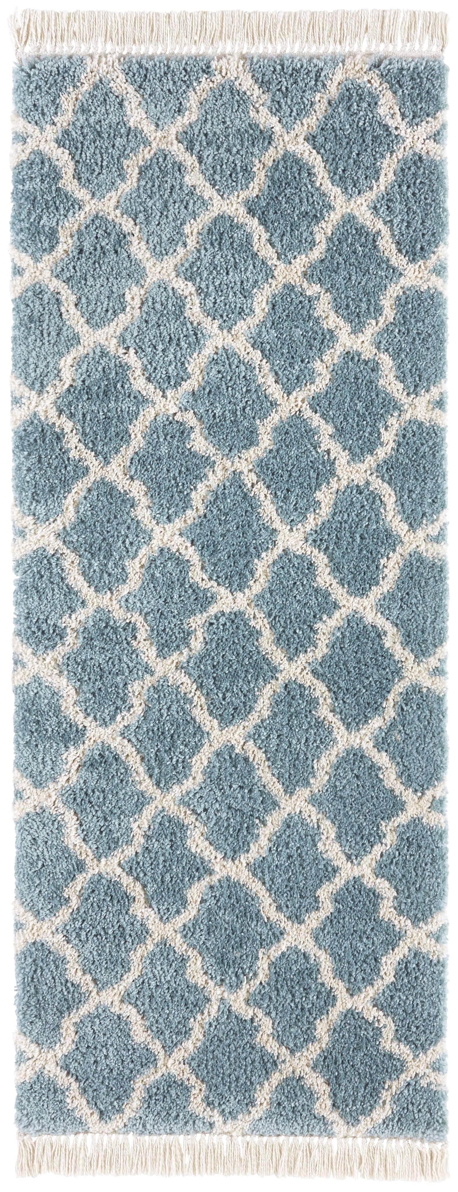 Mint Rugs Vloerkleed Pearl met franjes | 