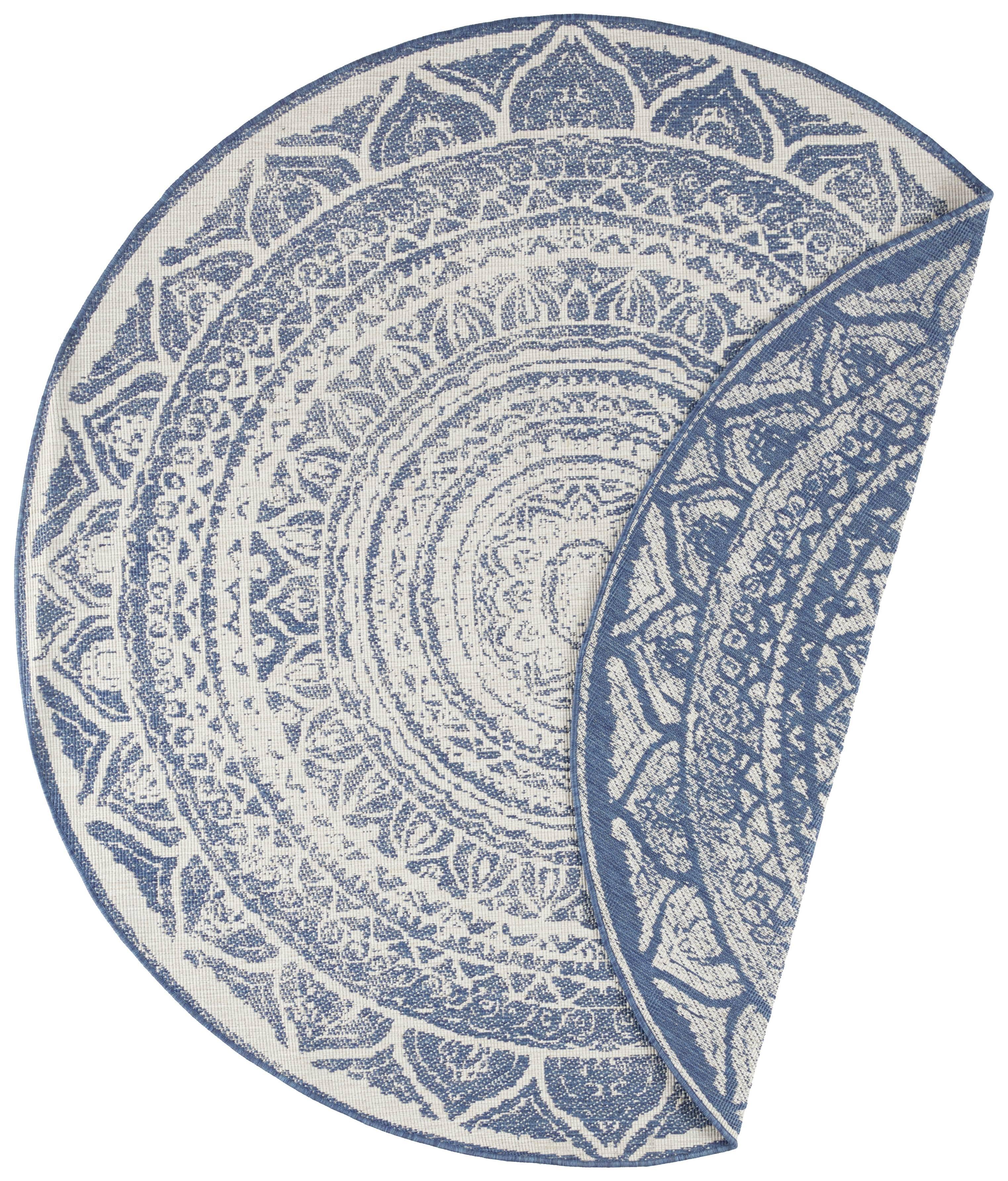 Northrugs Vloerkleed Siruma rond dubbelzijdig in- & outdoor | 