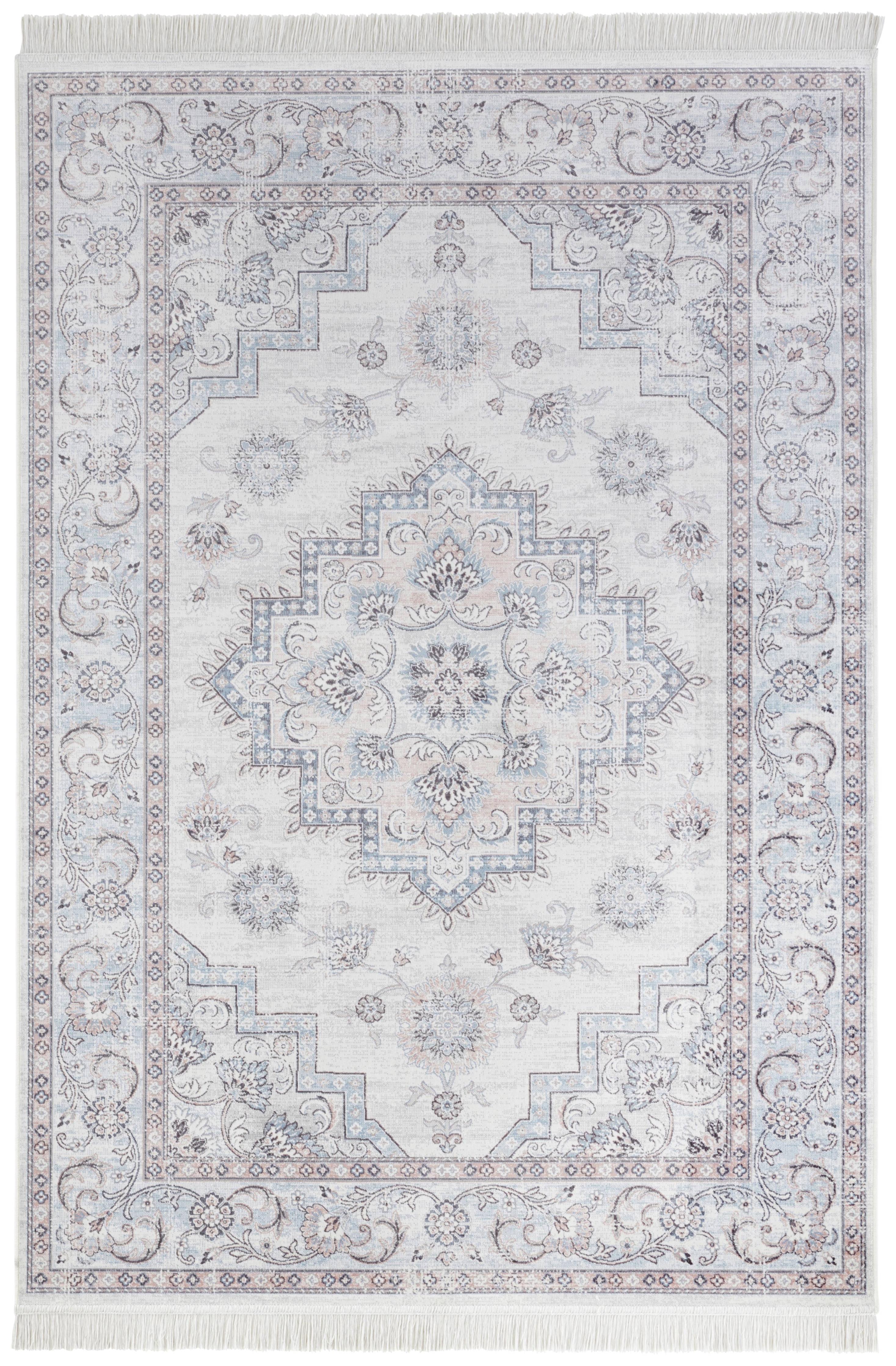 Nouristan Vloerkleed Simone met franjes | 