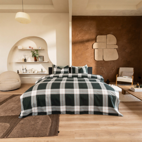 Kayori Magome Dekbedovertrek Flanel 140x200/220 Blauw