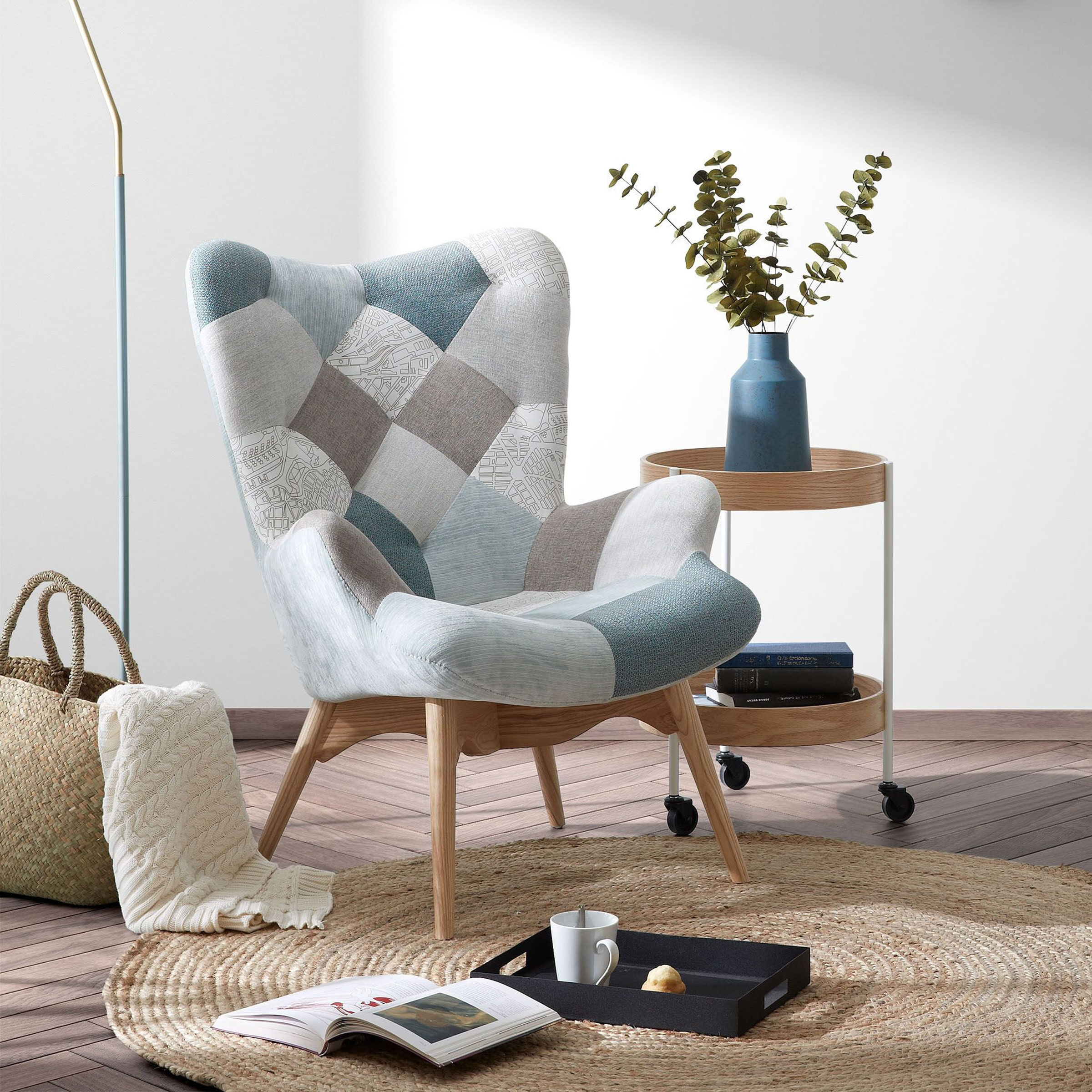 Kave Home Vloerkleed Doc 100 x 100cm - Naturel - Rond
