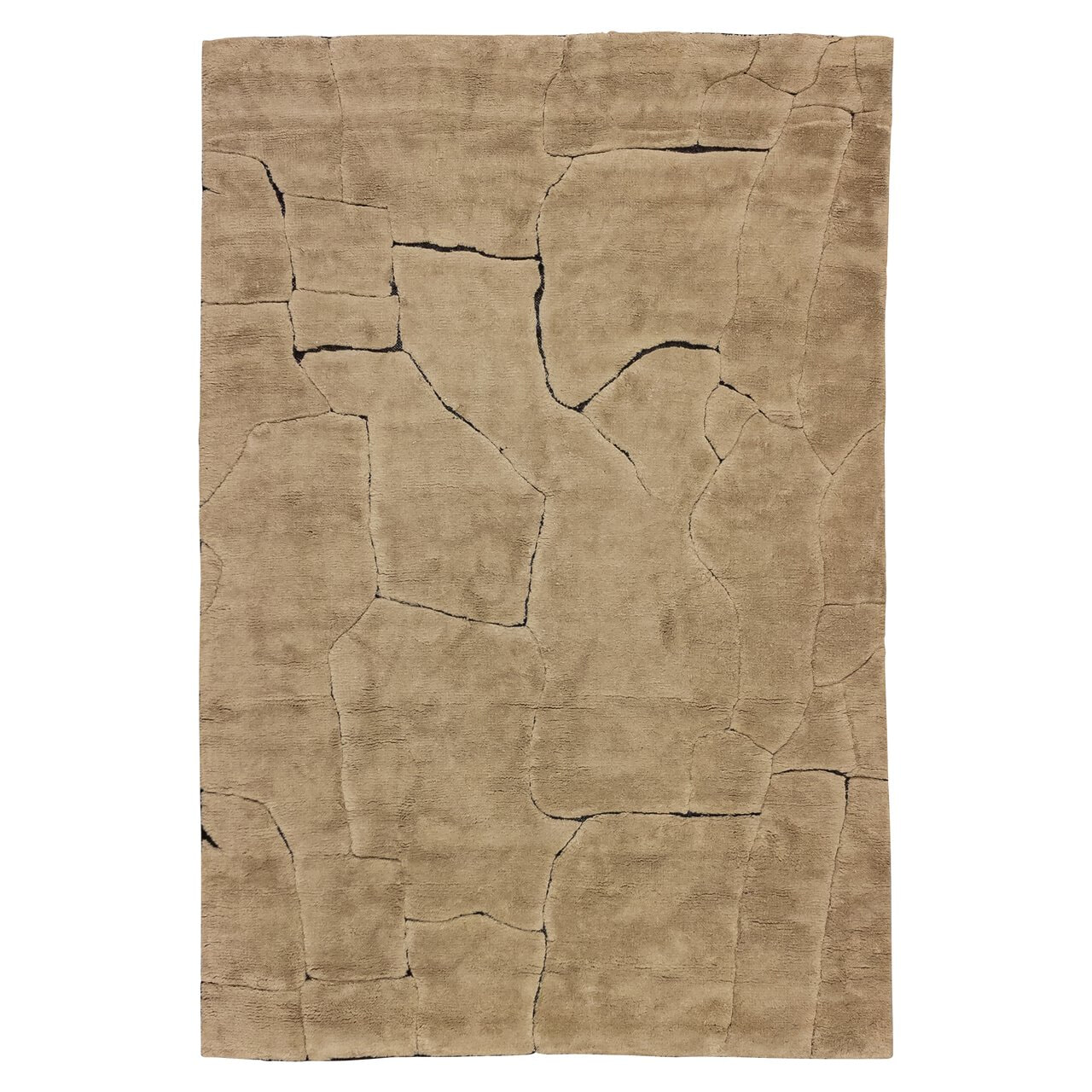 Richmond Interiors Richmond Vloerkleed Bhawan Wolmix, 200 x 300cm - Bruin