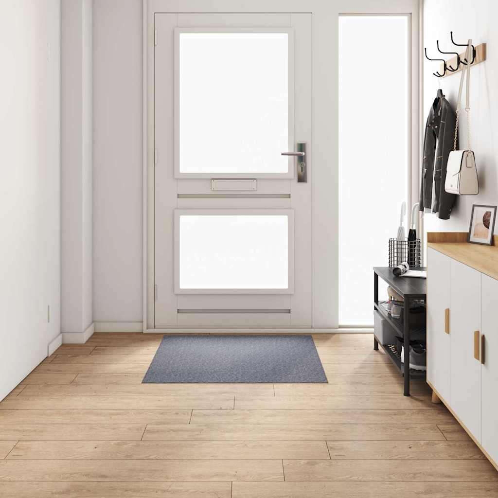 vidaXL Tapijt Loper Lichtgrijs 100 x 100 cm Stof