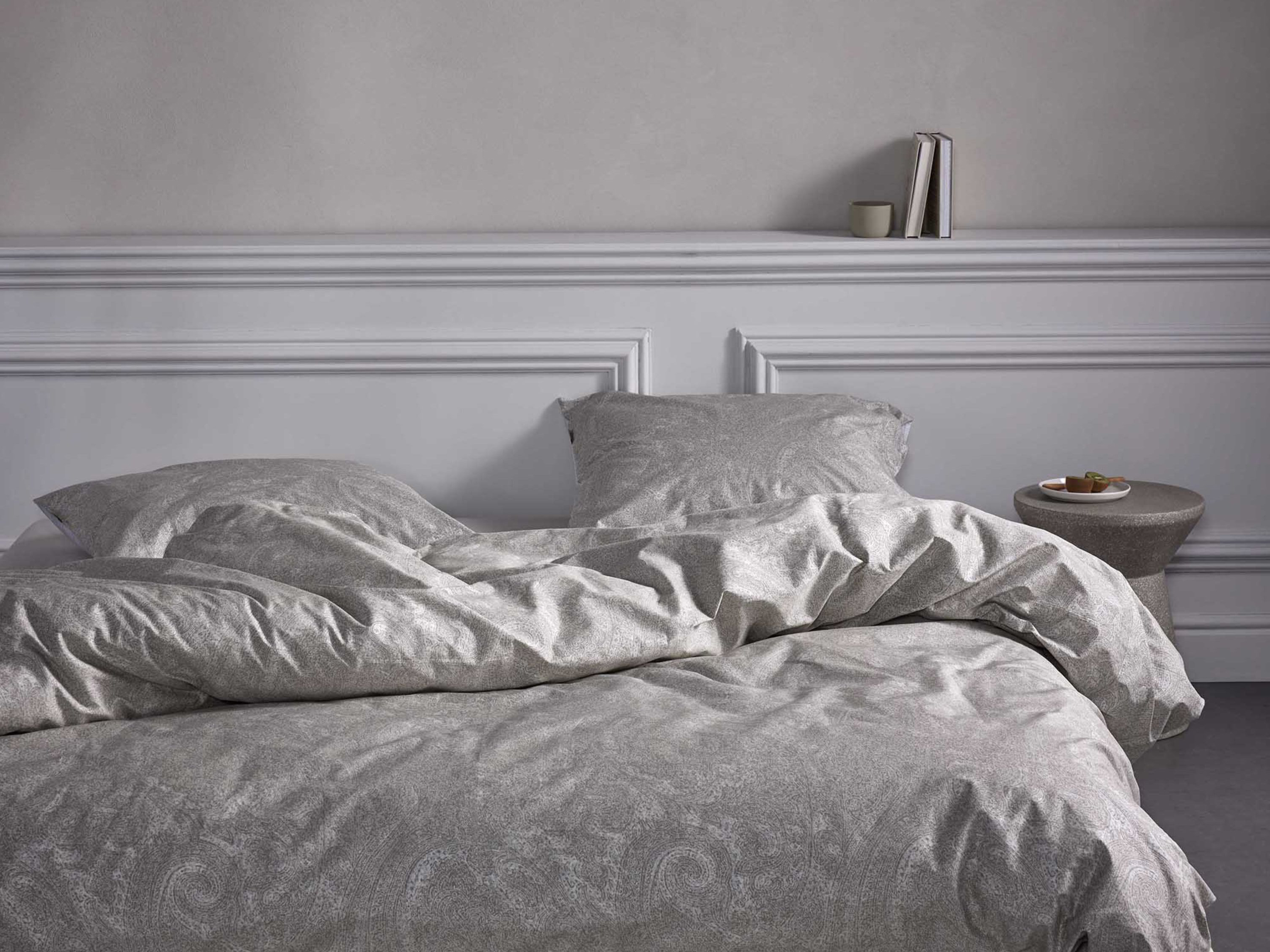TotaalBED Dekbedovertrek Fabrice Cloud Grey