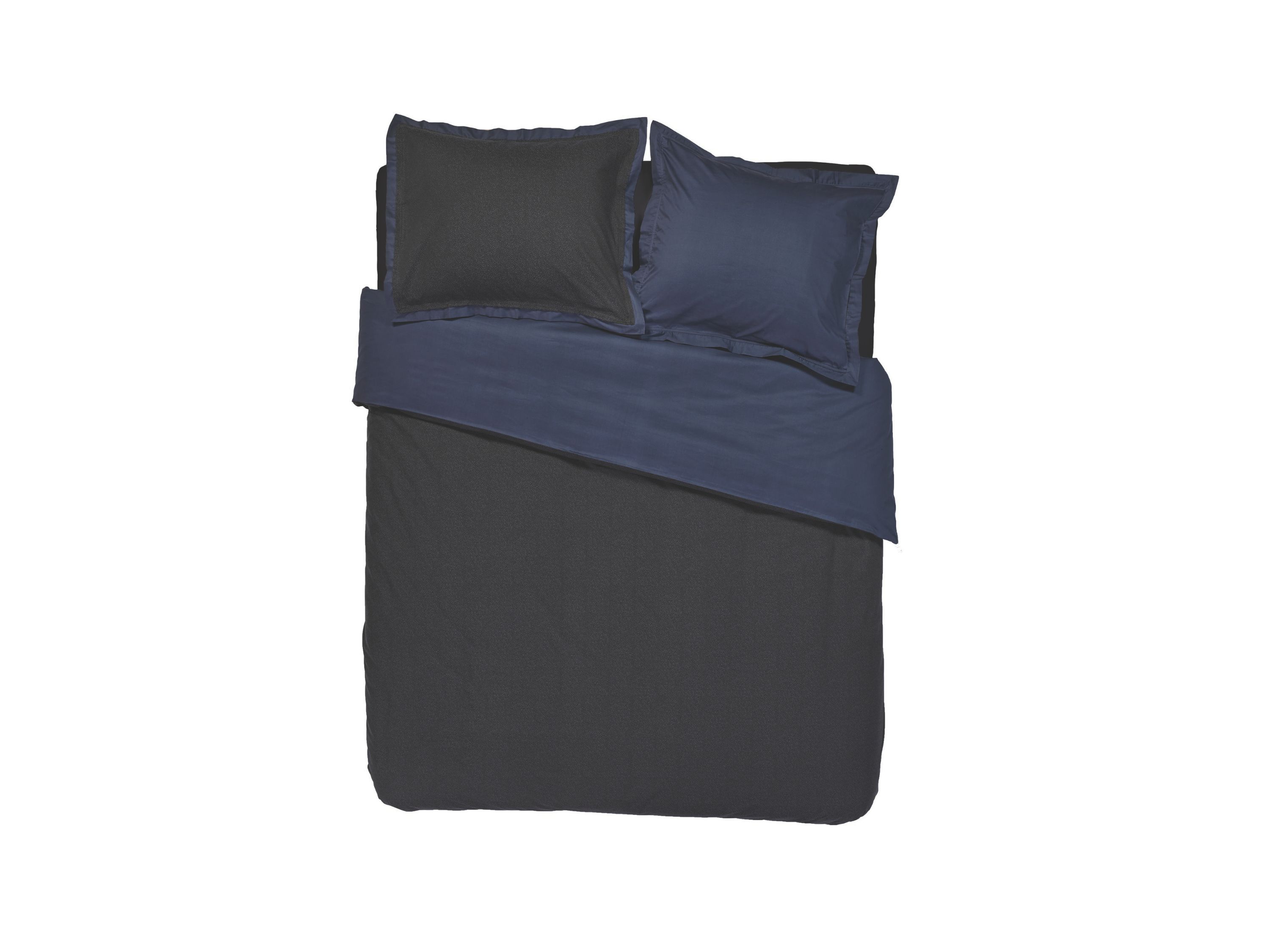 TotaalBED Dekbedovertrek Calligraphy Bird Blue 240 x 200/200 cm