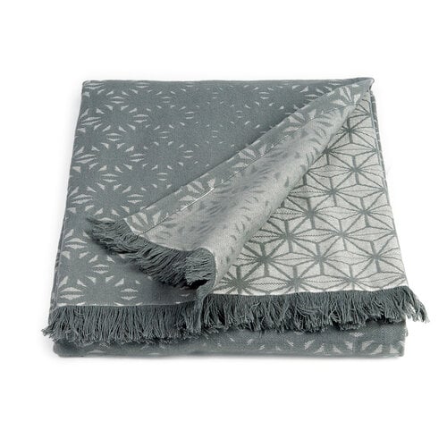 Dommelin Plaid Stella Katoen Groengrijs 130x180 cm