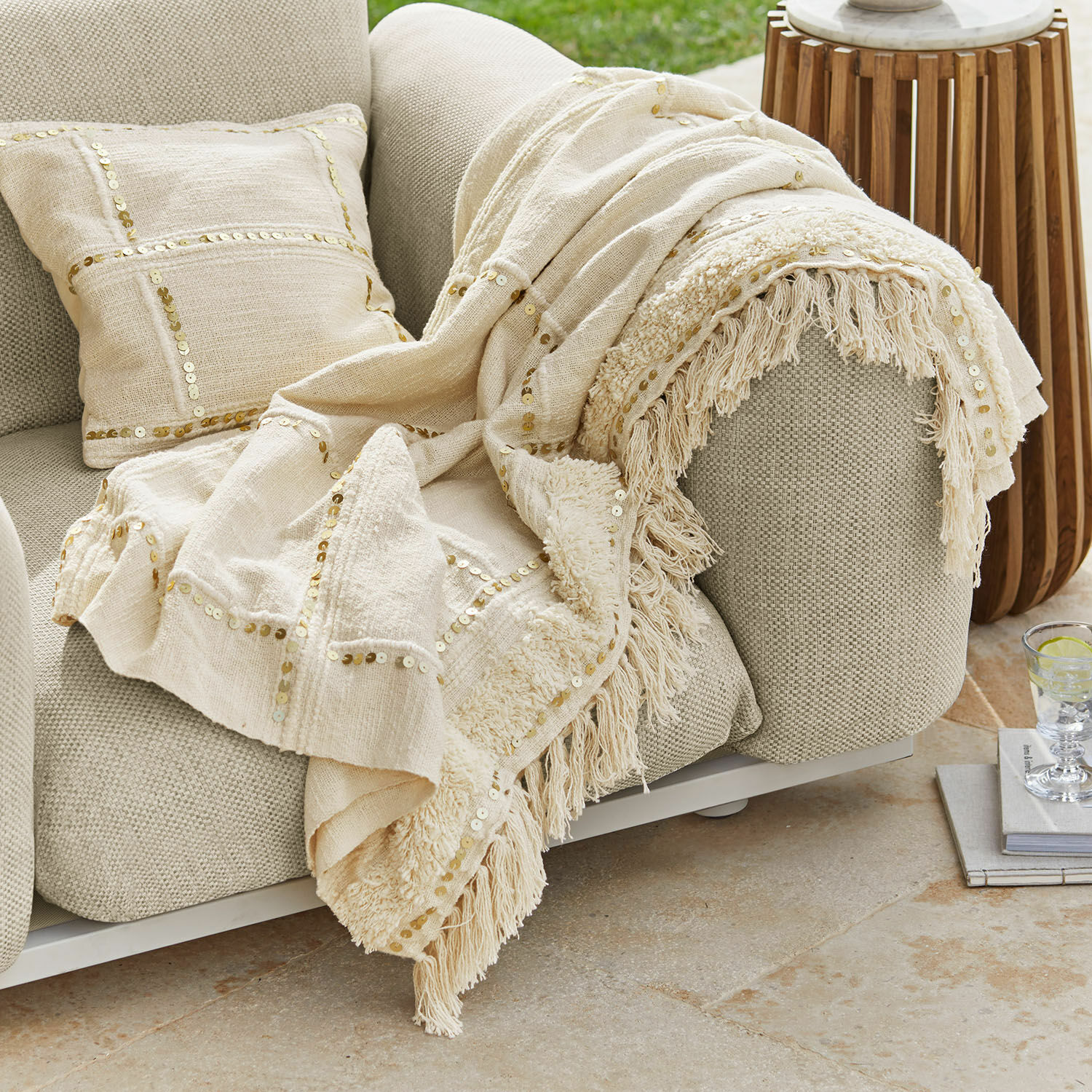 LOBERON Plaid Rousseline