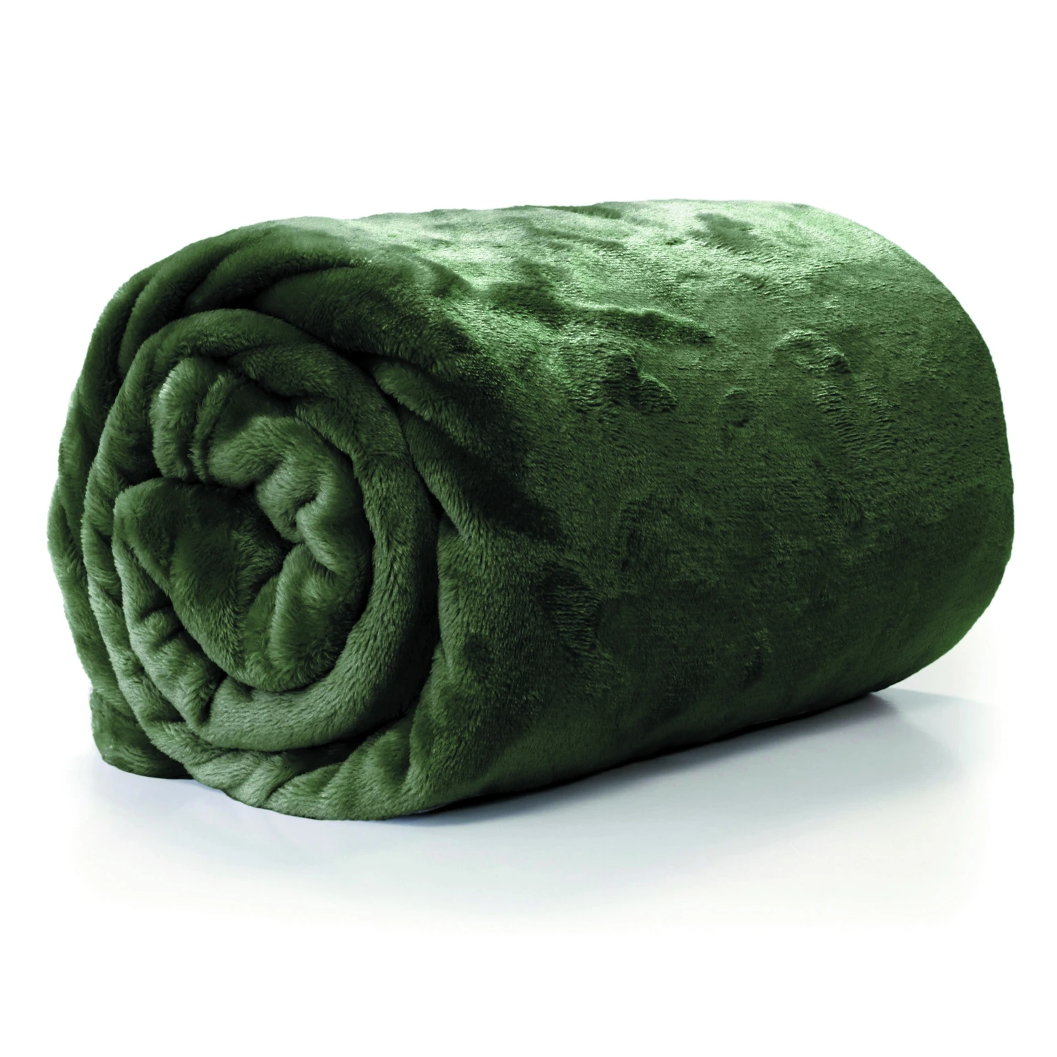 Unique Living Plaid Enzo Winter Green Fleece Wintergroen 