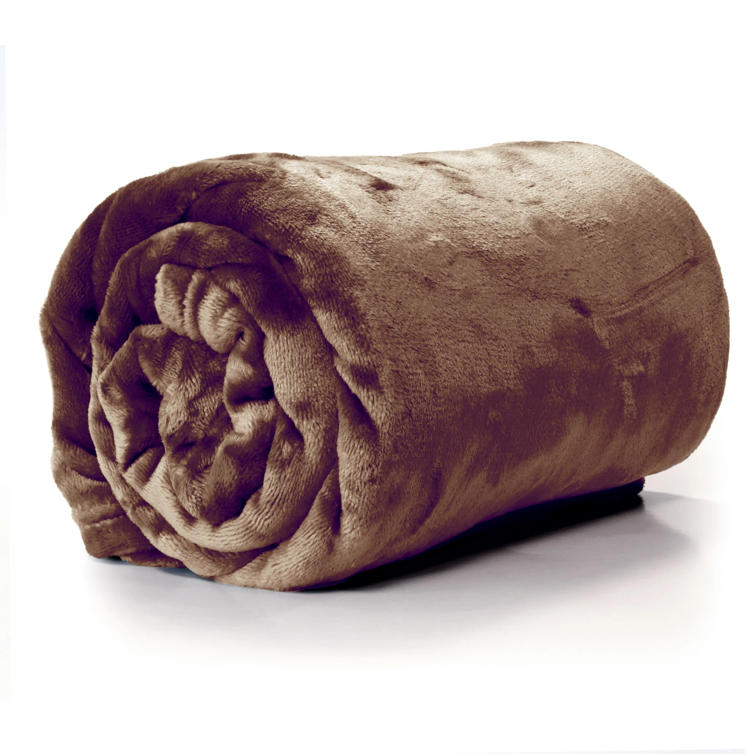 Unique Living Plaid Enzo Rocky Brown Fleece Bruin 