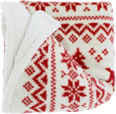 Unique living Plaid Mirre 130x160 cm red  - 