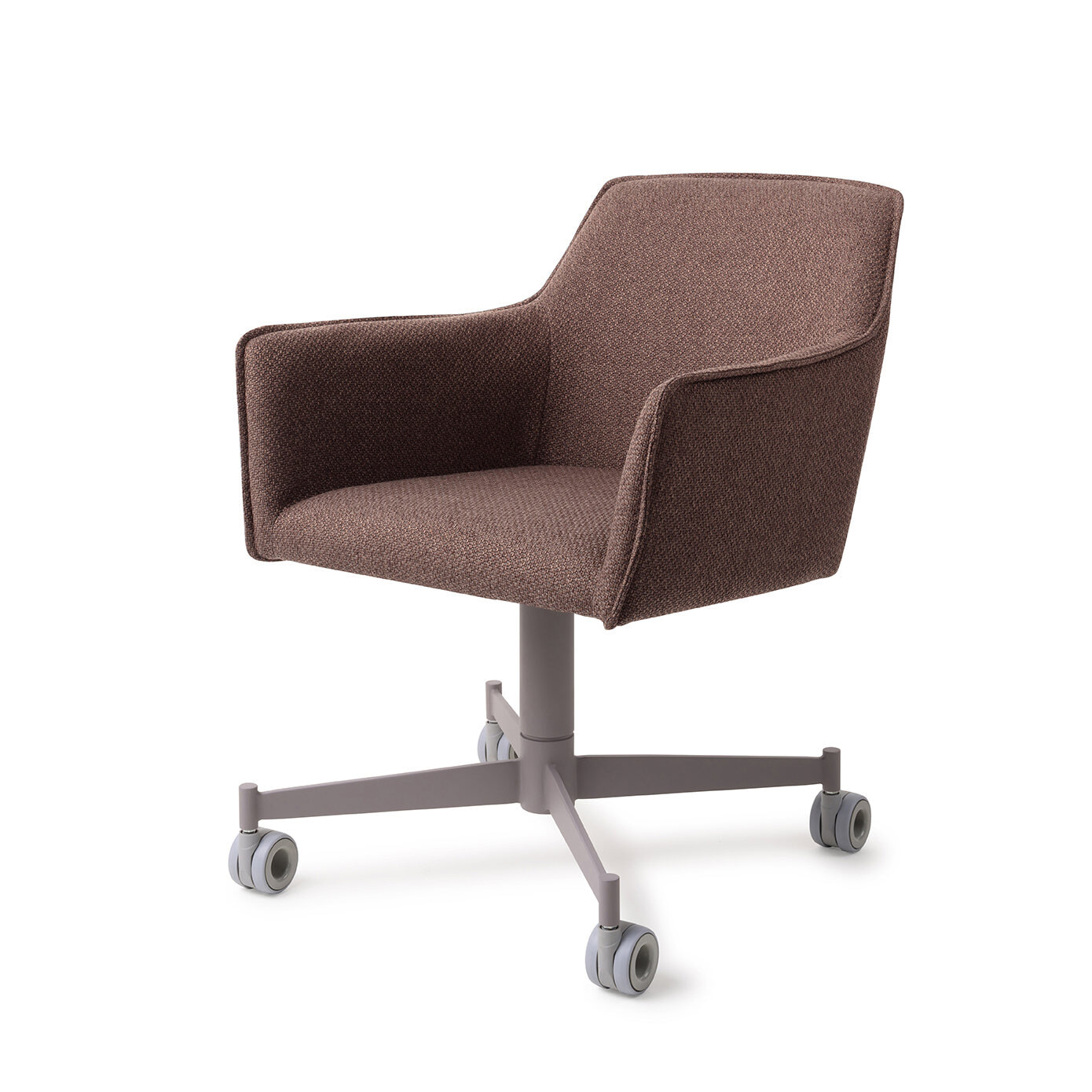 Jesper Home Eetkamerstoel Hofu Caster Grey - Potters Clay