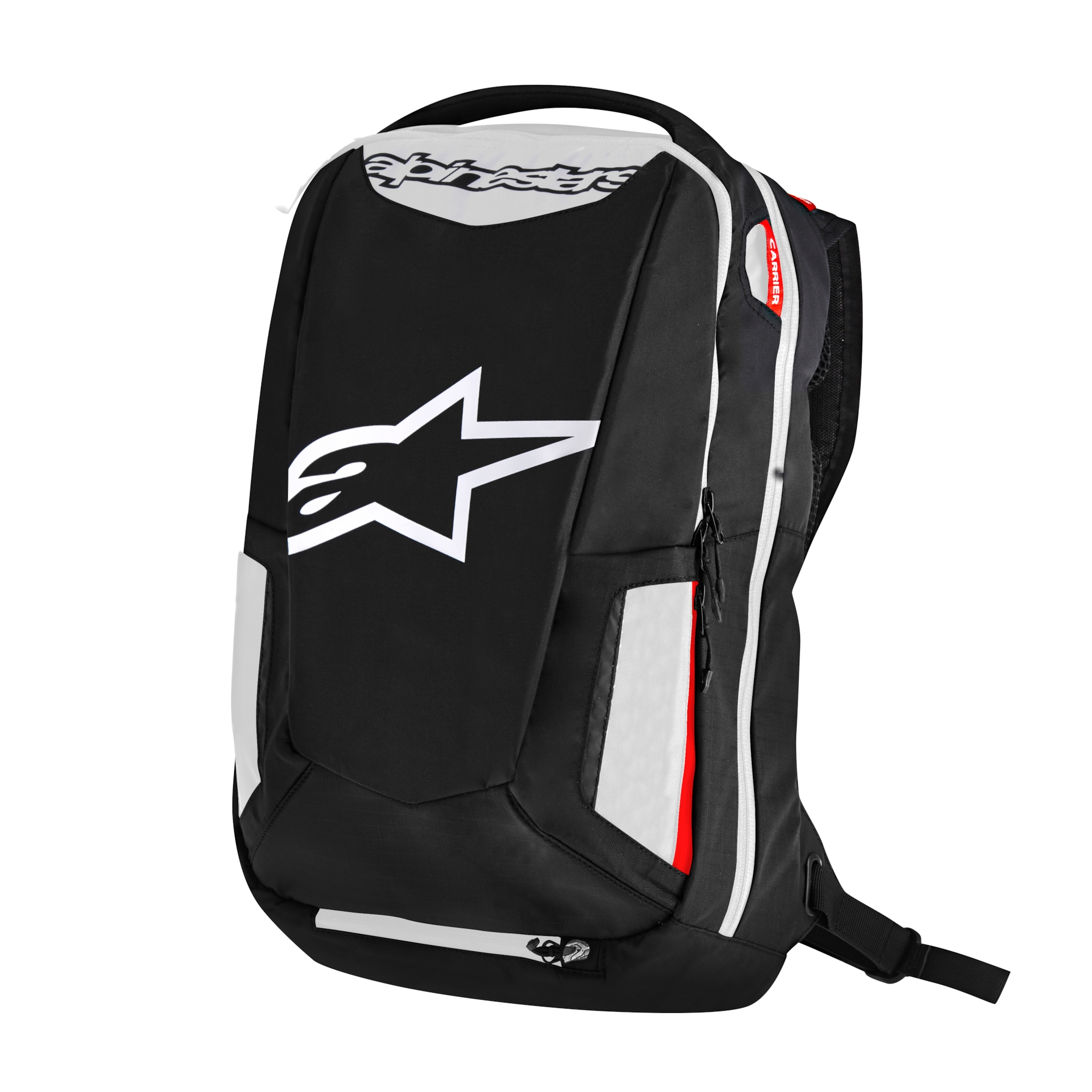 ALPINESTARS City Hunter, Motorrugzak, Zwart-Wit-Rood