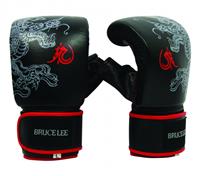 brucelee Bruce Lee bokszakhandschoenen Dragon Deluxe zwart/rood