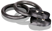 Gymstick - Power Rings (Paar) - Klettertraining schwarz