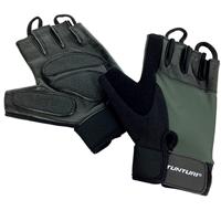 Tunturi fitness-handschoenen Pro Gel zwart/lichtgrijs 