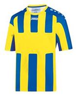 Jako Milan Shirt Met Korte Mouwen - Junior - Citro/Koningsblauw_116