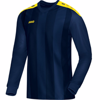 Jako Porto Shirt Met Lange Mouwen - Junior - Marine/Citro_116