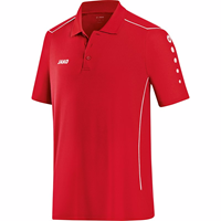 Jako Cup Polo Junior - Rood / Wit - 140