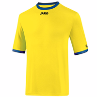 Jako United Shirt Met Korte Mouwen - Junior - Citro/Koningsblauw/Marine_116