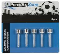 Penaltyzone Penalty Zone Opblaasventiel 5 stuks zilver