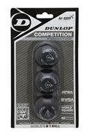 Dunlop Competition Squashbal (3-pack)