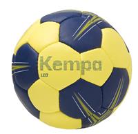 Kempa Leo Basic Profile Handbal - Maat 0 - Donker Blauw / Limoen Geel