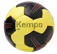 Kempa Leo Handbal - Maat 0 - Zwart / Limoen Geel / Rood