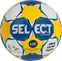 DerbyStar Select Handbal Ultimate EC wit/blauw/geel maat 3