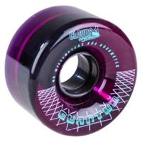 CLOUDS Quantum 62mm/80A Clear Purple (4-pack) Wheels - Rollerskate Wielen