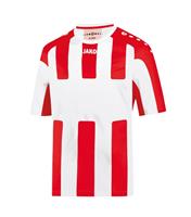 Jako Milan Shirt Met Korte Mouwen - Junior - Wit/Rood_116