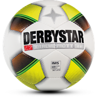 Derbystar X-Treme Pro TT Voetbal Maat 5 - Wit / Geel / Oranje