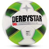 Derbystar X-Treme TT Voetbal Maat 4 - Wit / Groen / Geel