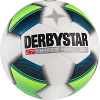 Derbystar Hyper Pro Light Voetbal Maat 4 - Wit / Geel / Blauw