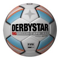 Derbystar Voetbal Brillant APS Hyper Maat 5 - Wit / Blauw / Oranje
