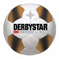 Derbystar Voetbal Atmos APS Maat 5 - Wit / Bruin / Zwart