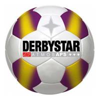 Derbystar Voetbal Atmos APS Maat 5 - Wit / Paars / Geel