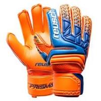 Reusch Keepershandschoenen Prisma Prime S1 Finger Support - Oranje/Blauw/Oranje Kinderen