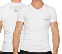 Armani t-shirt v-has stretch cotton wit